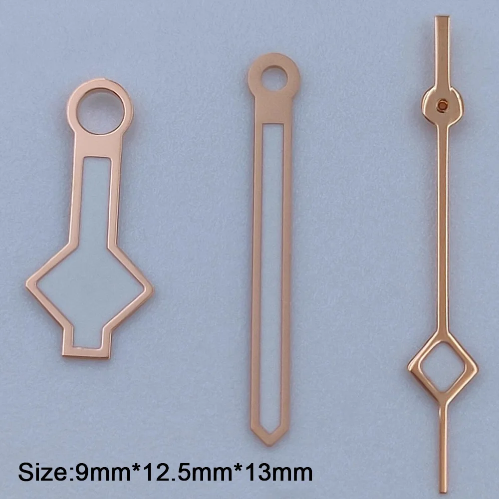 NH35 Wijzers Zwart Rose Goud Zilver Goud Horloge Wijzers Geschikt NH35 NH36 7S26 4R35 4R36 Beweging Groene Lichtgevende Horloges Pointer