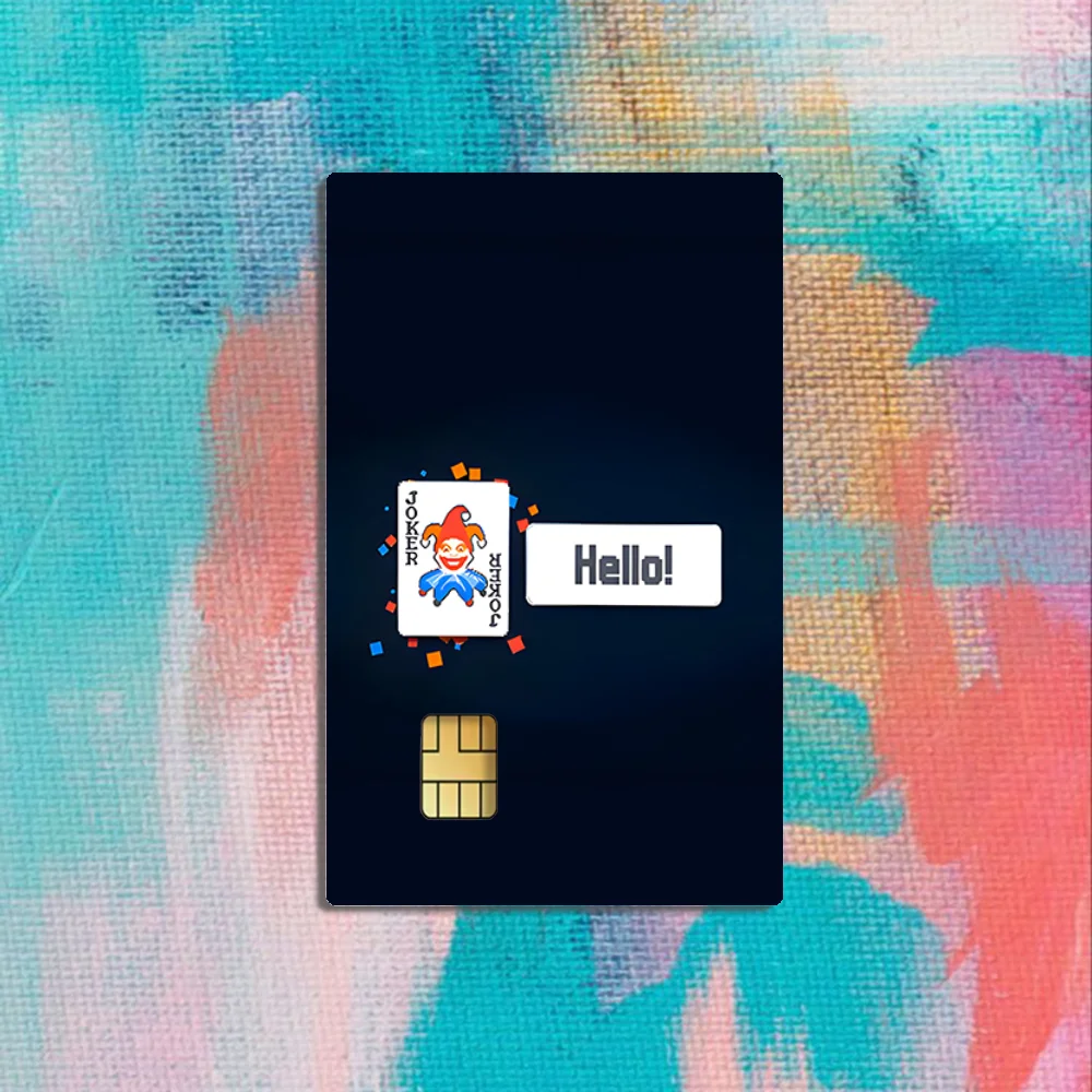 لعبة B-BalatroS بطاقة بطاقة ملصقات الائتمان فيزا الخصم البنك بطاقة شحن حافلة مترو ملصق مضاد للمياه صائق الديكور