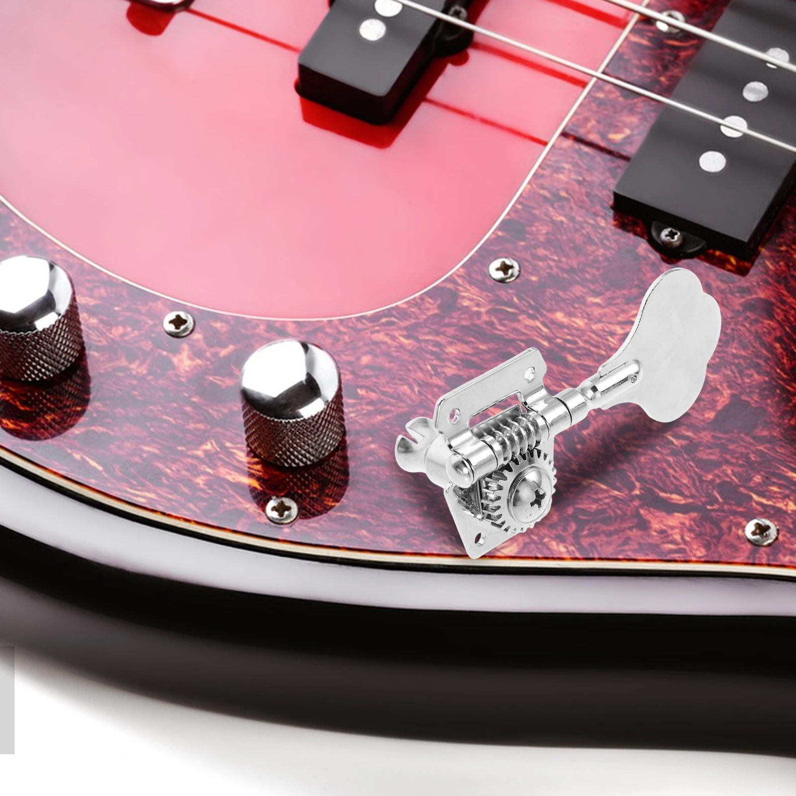 

Unique Open Design Bass Guitar Tuning Knobs Tuning Pegs Easy Installation Accessories Guitar Parts