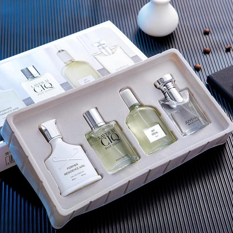 

4*25ML High-quality Luxury Men's Perfume Gift Box Set of Four Pieces Fresh Eau De Toilette with Long-lasting Fragrance As A Gift