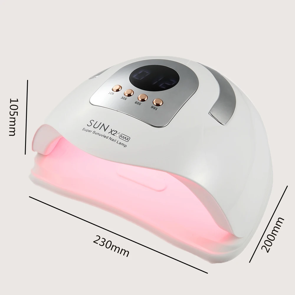 81Leds Nail Droger Machine Sun X26max Nagellamp Voor Nagels Gel Polish Uitharding Manicure Lamp Lcd Display Nail Light Tool