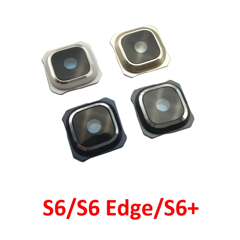 

Поп для Samsung Galaxy S6 G920 G920F Edge G925 G925F Plus G928 G928F Корпус телефона Задняя камера Стеклянная крышка объектива