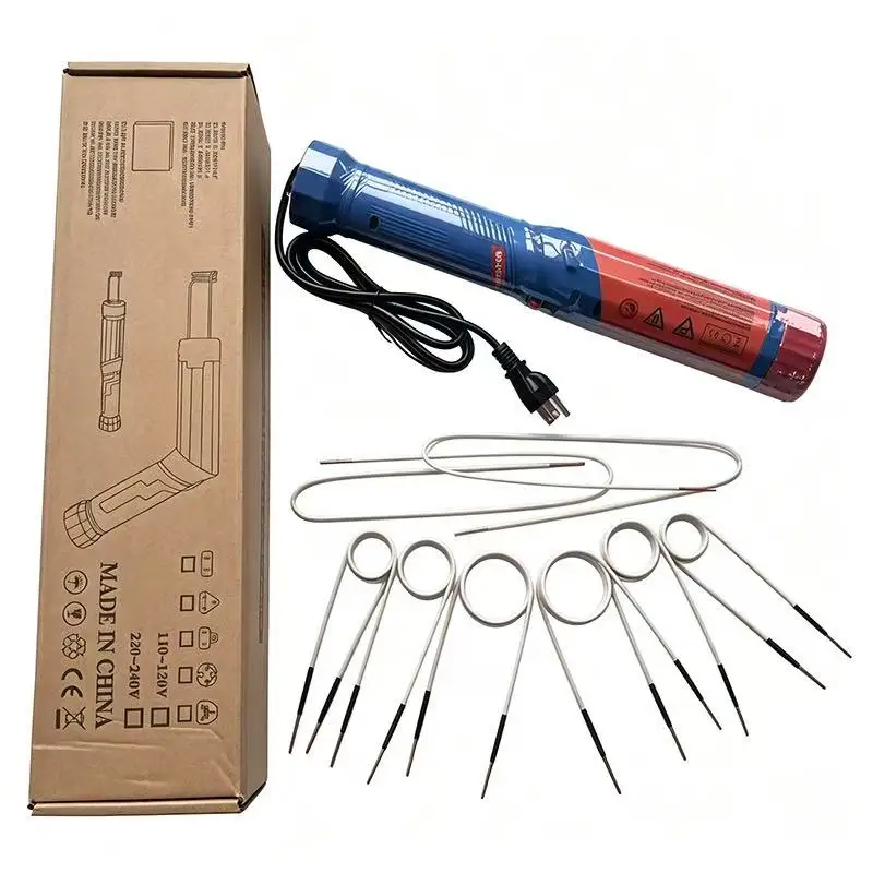 

3/8 Coils 1100W Rotatable Magnetic Induction Heater Kit Automotive Flameless Heat Induction Heating Machine 110/220V