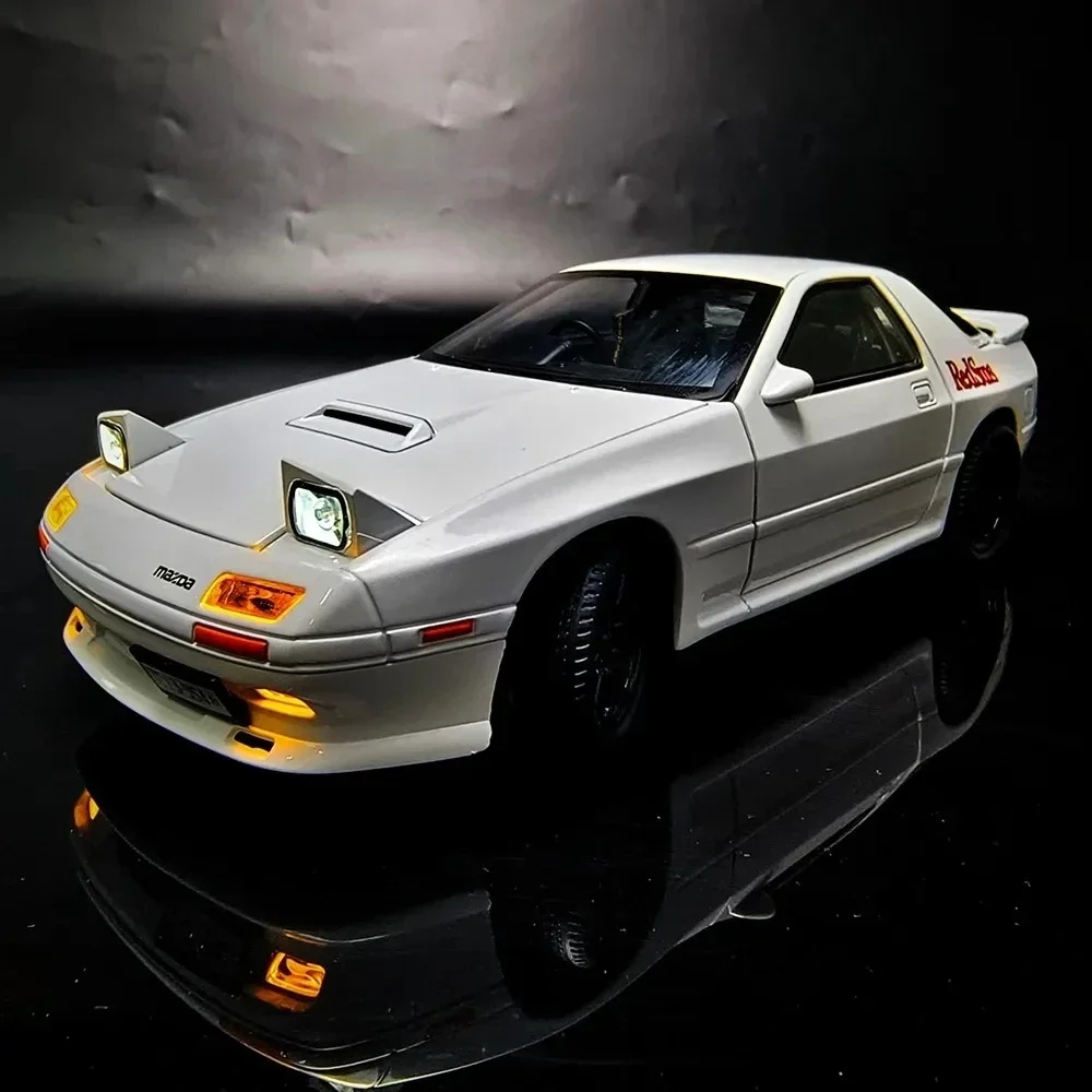 1:24 Mazda RX7 RX-7 Supercar Alloy Car Diecasts & Toy Vehicles Car Model Sound and light Pull back Car Toys Children's Gifts