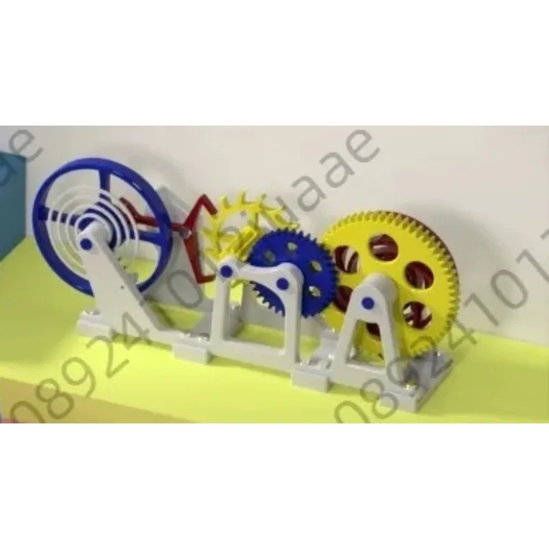

Механические часы с часовым механизмом, баланс, 3D-печать, игрушки STEM, летающий турбийон, принцип, комплект модели, демонтаж