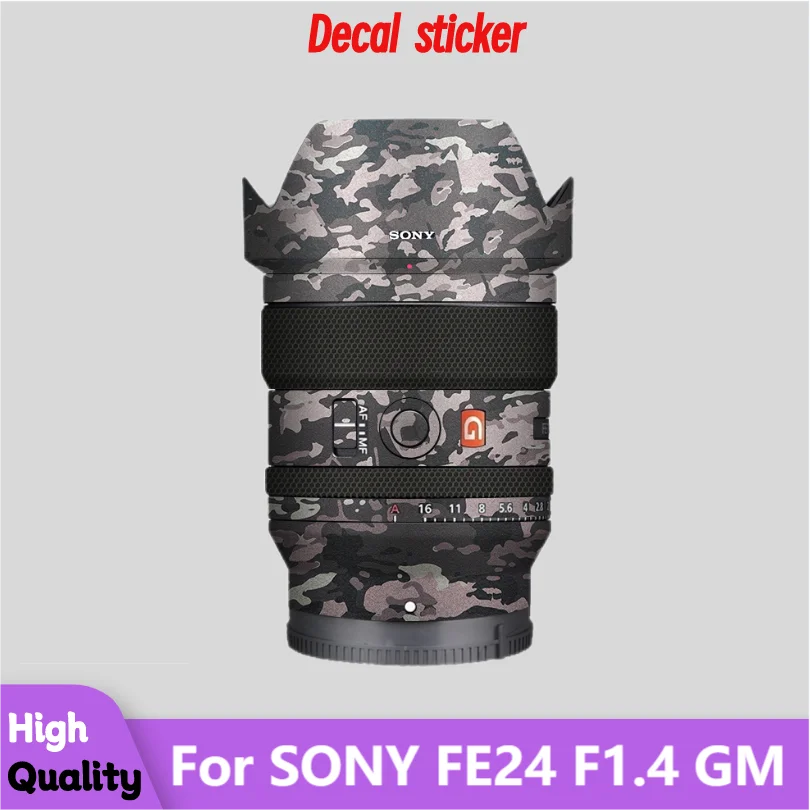 

Наклейка на корпус объектива для SONY FE24 F1.4 GM, защитная наклейка, виниловая пленка, защитное покрытие от царапин