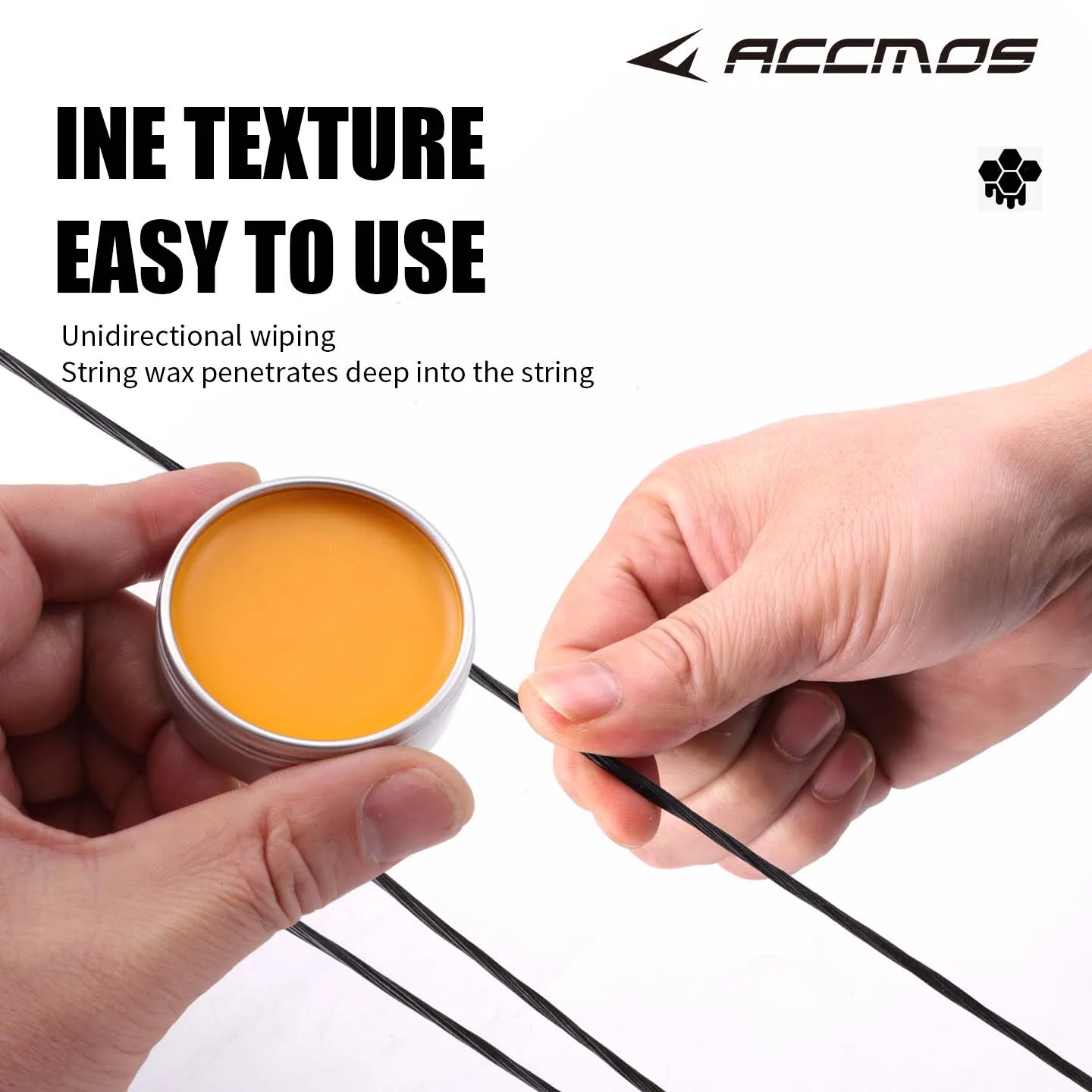 

1 шт. Воск для струн лука, защитное средство для струн, водонепроницаемая смазка для стрельбы из лука, легкий воск для составных и классических луков