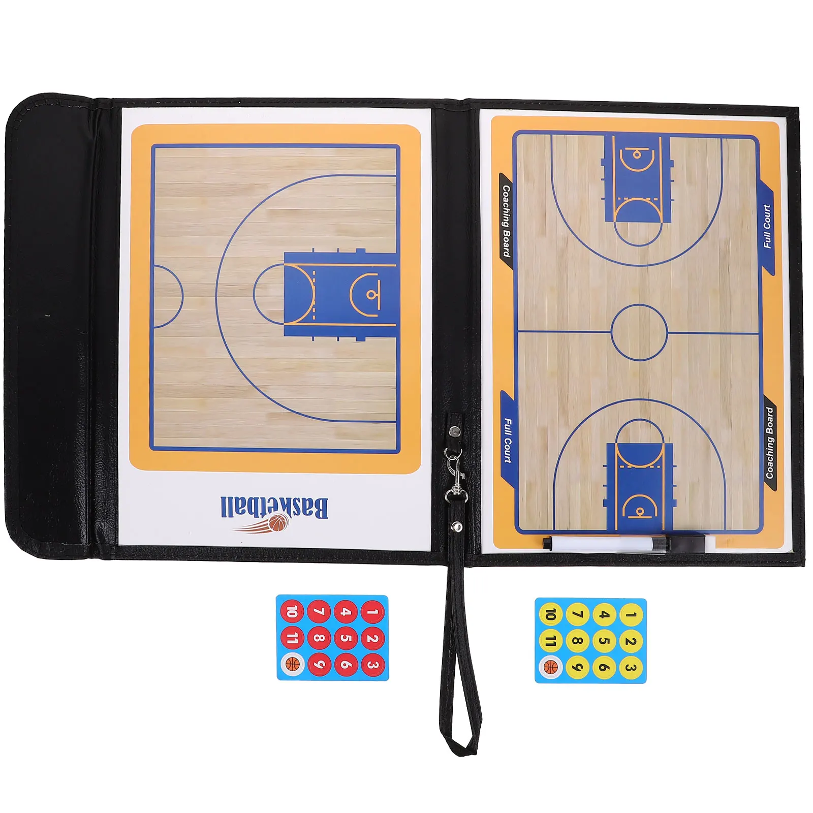 

1Set Basketball Coaching Board PVC Durable Lightweight Sports Ball Coaching Board for Training Match Use Sports Ball Supplies