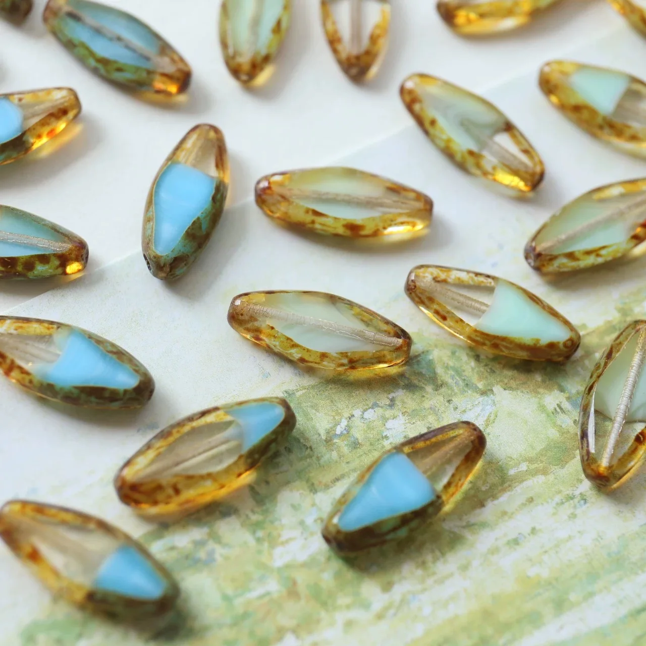 

10pcs 20*8mm Loose Spacer Beads for Jewelry Making DIY Handmade Bracelets Earrings