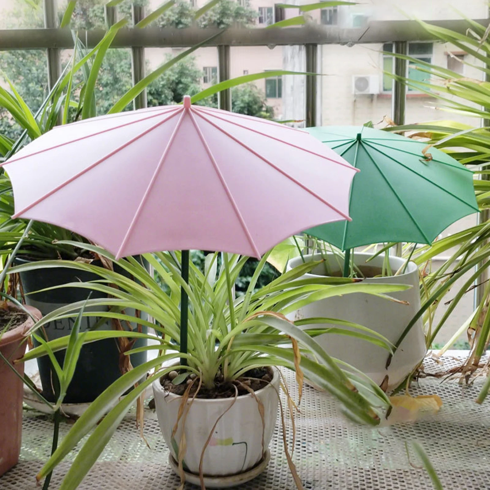 1/3Pcs Plant Umbrellas for Outdoor Plants, 33/44cm Garden Plant Umbrella Shade, Provide Shade to ‌Defend Plants From Blazing Sun