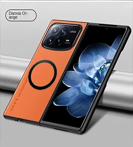 

Funda For xiaomi mix fold 4 3 2 Phone Case Magnetic Shockproof Leather Case for wireless charge cover