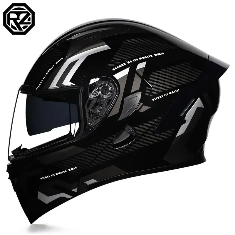 

All-Season Universal E-Bike Full Face Helmet with Visor & Rear Wing - Personalized for Men & Women