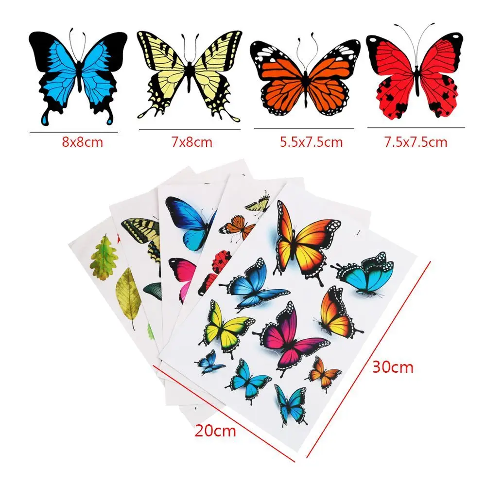 Lovely Creative Automotive Motorcycle Colorful Simulation Auto Exterior Decors Scratch Sticker Decals Car Stickers