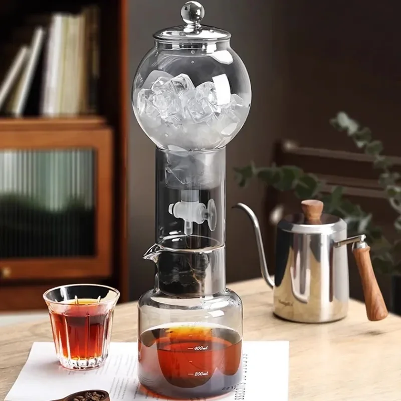 

Swabue Cold Brew Coffee Pot Set Drip Filter Ecocoffee Iced Tools Barista Hand-made Glass Coffee Maker Household Pour over Kettle