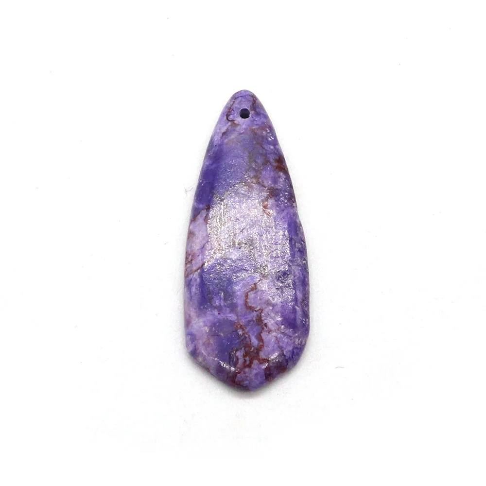 الإمبراطور حجر فضفاض ثقب واحد تلميع قطرة الماء شكل ملون الفيروز قلادة اليدوية عقد دي اي واي مواد الإكسسوارات