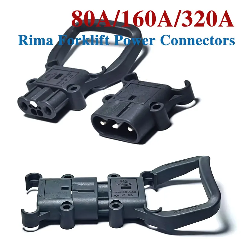 REMA Forklift 160A Male and Female Chargers 80A 320A Battery Charging Source Compatible Electric Forklift Male Female Connectors