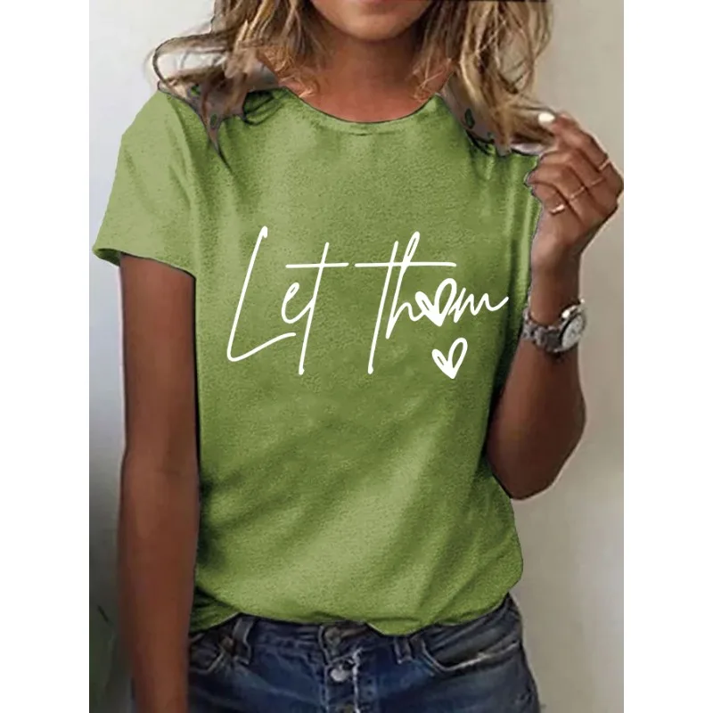 ilstile Women's Mental Health Print T-Shirts Short Sleeve  O Neck Female clothing Summer Black  Tops Casual Tees New Arrival
