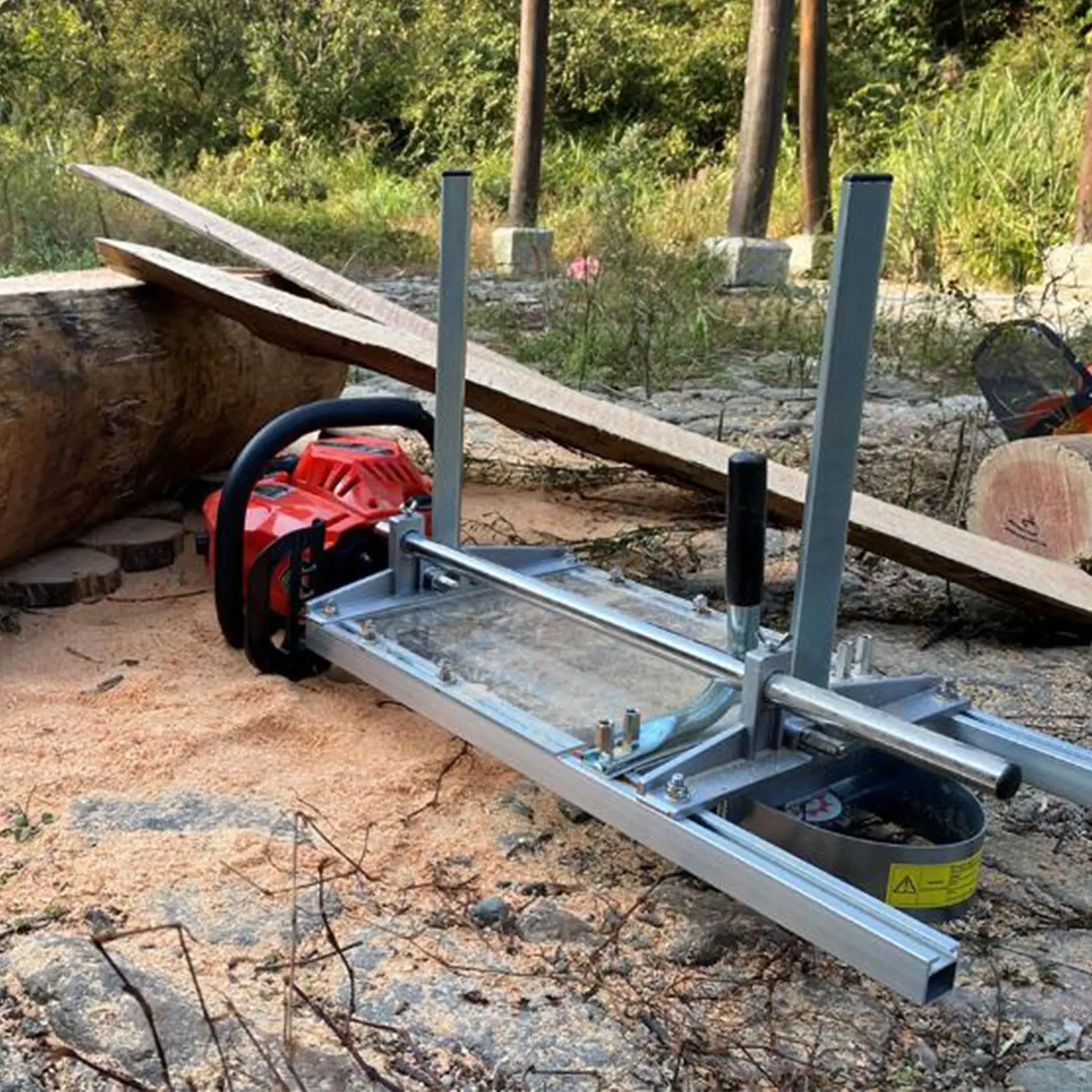

Chain Saw Mill Metal Portable Sawmill for Wood Cutting Builders Woodworking