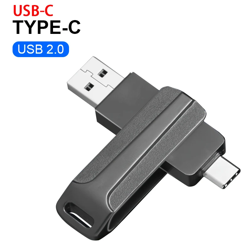 High Speed USB 2.0 Flash Drive Mini Metal Pendrive 8GB 16GB 32GB 64GB 128GB With Keychain Memory Stick Pen Drive