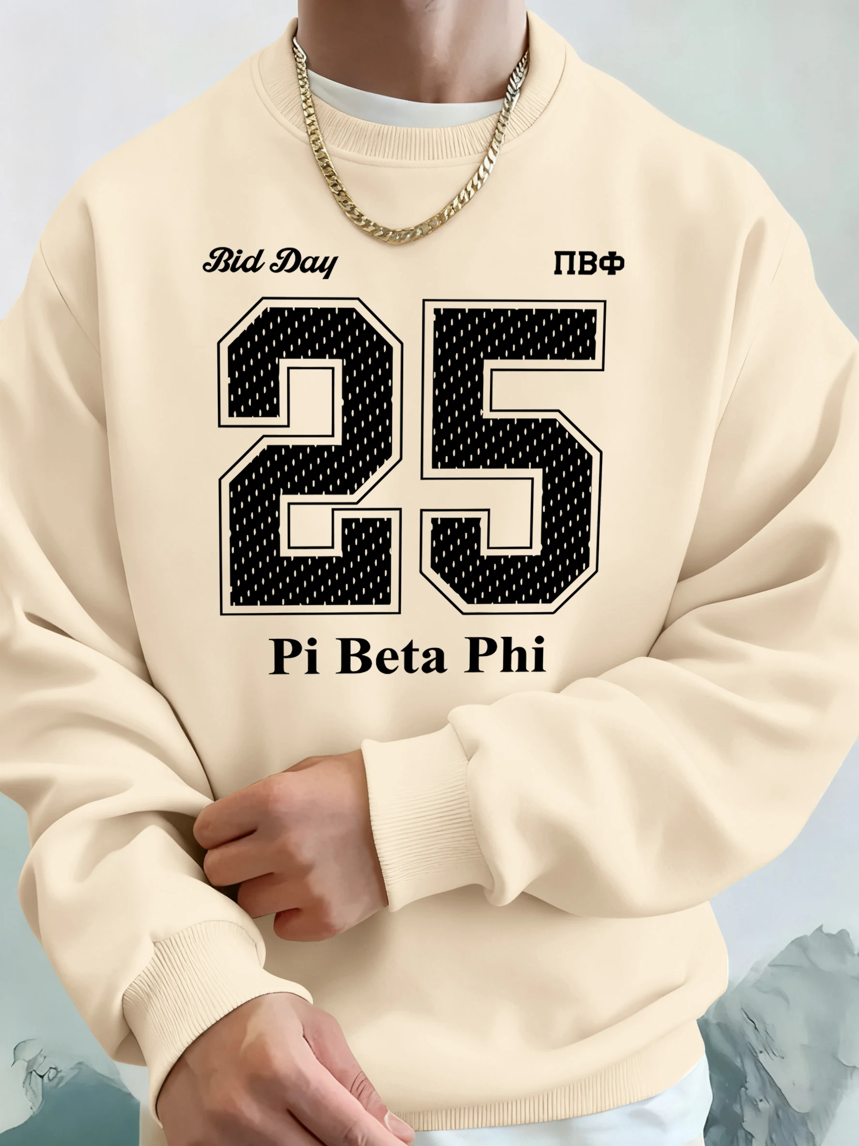 بيد يوم رقم 25 الطباعة لينة الخريف هوديي الذكور الشارع الرياضة بلوزات الركض ملابس رياضية فضفاضة للجنسين الصوف الملابس الدافئة