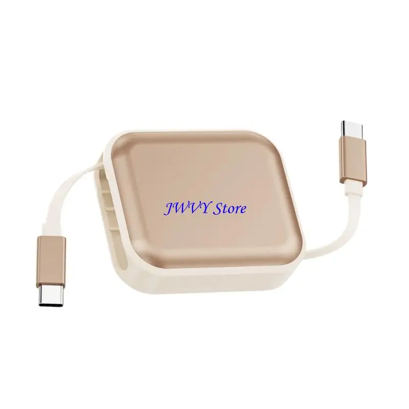 573A 1M Retractable USB C To USB C Cable 240W Fast Charging For Phone 15 16 17 Supports Highly Speed Data Transfer Durability