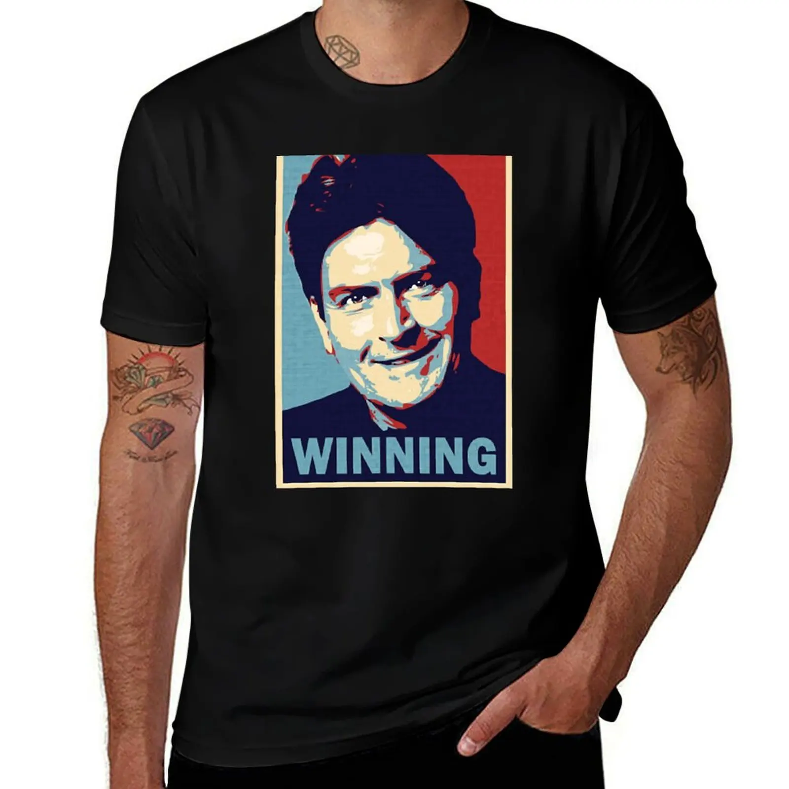 Winning, by Charlie Sheen T-Shirt Plus Size Outdoor Casual Top T-Shirt