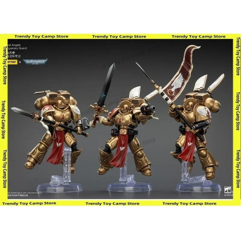 

【В наличии】JOYTOY Dark Source Hammer 40K Holy Blood Guard Guards Trio Holy Blood Angel Передвижная модель солдата.