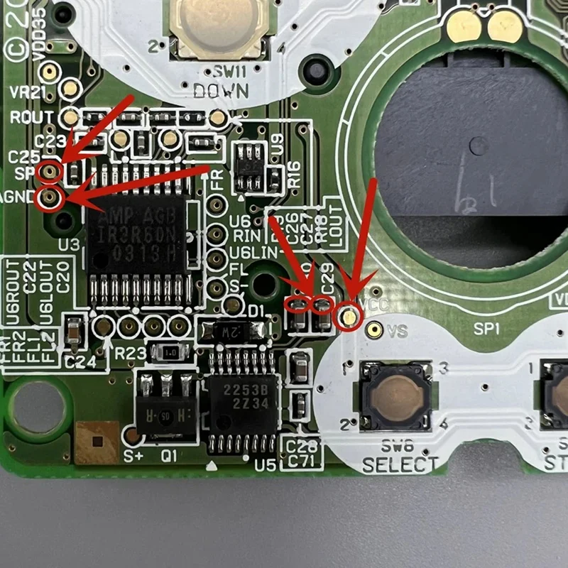 1Pcs Low Power Volume Increased Sound Digital Power Amplifier Module For GAMEBOY ADVANCE SP For GBA SP Sound Amplifier