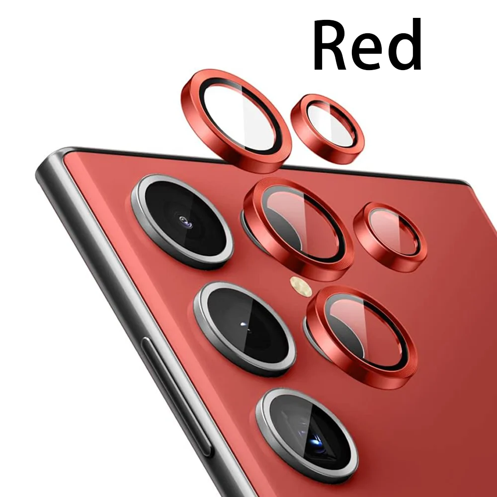 Camera Metal Lens Ring Glass Case For Samsung Galaxy S26 S26Ultra S24 Plus S25 Ultra Camera Lens Screen Protector Lens Cover