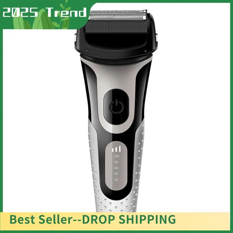 ATP34!- Reciprocating Shaver USB Charging Hair Cutting Machine Men Beard Trimmer