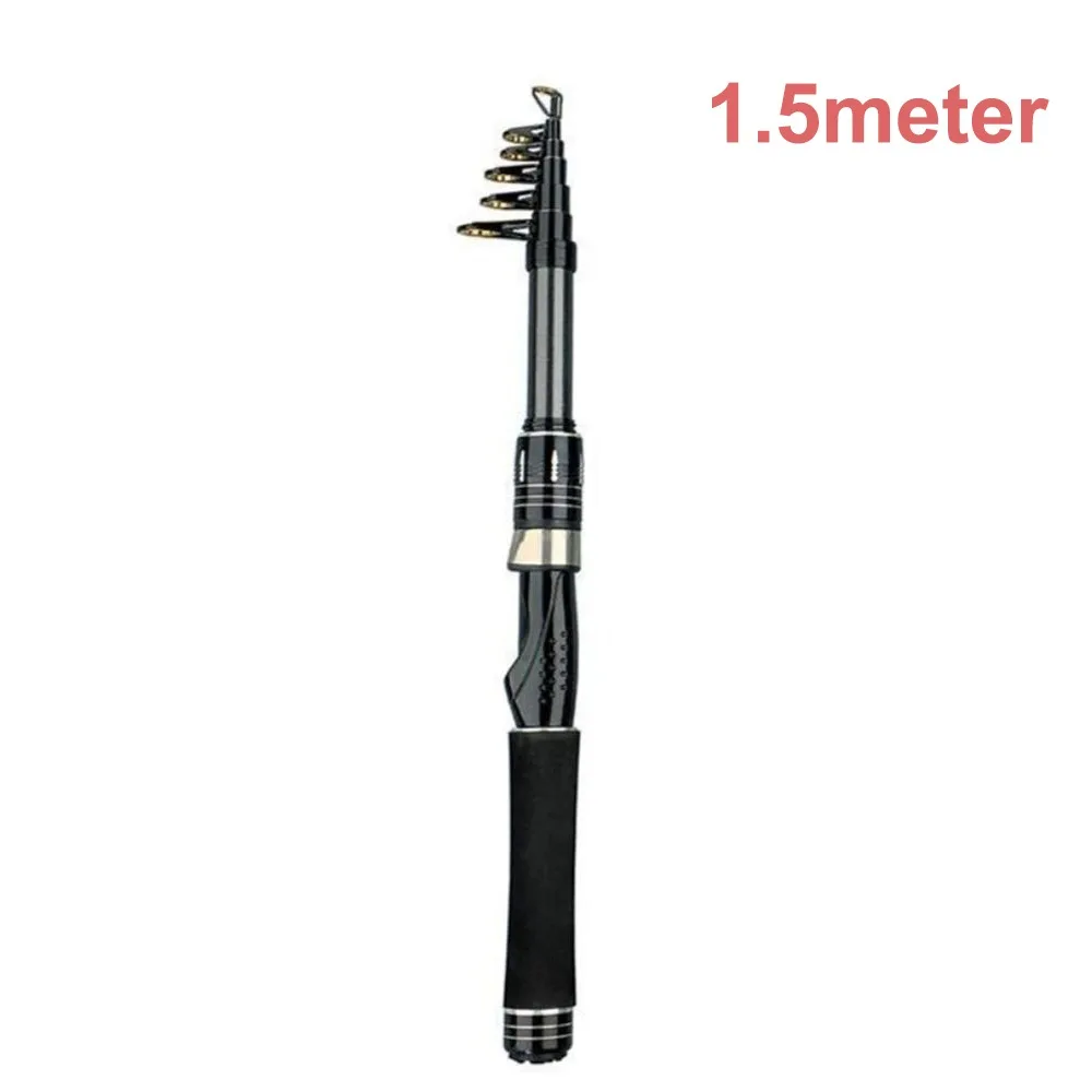 

30T Carbon Fiber Retractable Fishing Rod Ultra Light Carbon Tip Rock Fishing Rod High Strength Anti-wear Guide Ring