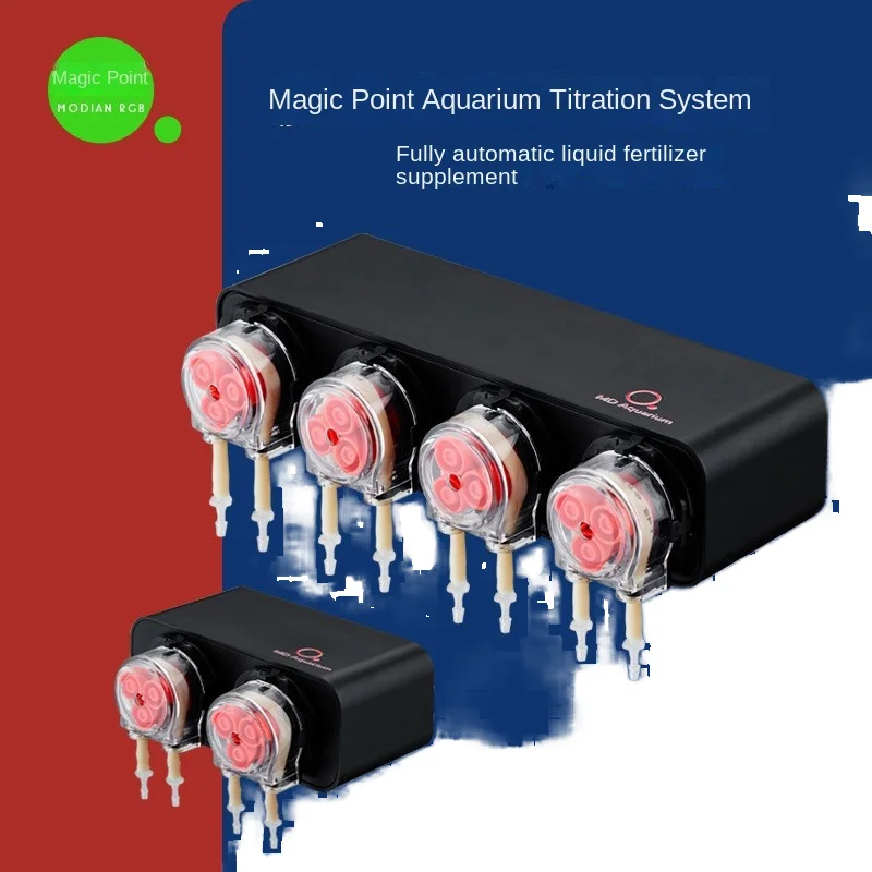 Magic Point D2 D4 Peristaltic Pump For Aquariums Tanks 2/4 Head Titration System APP Automatic Liquid Fertilizer Sea Tank