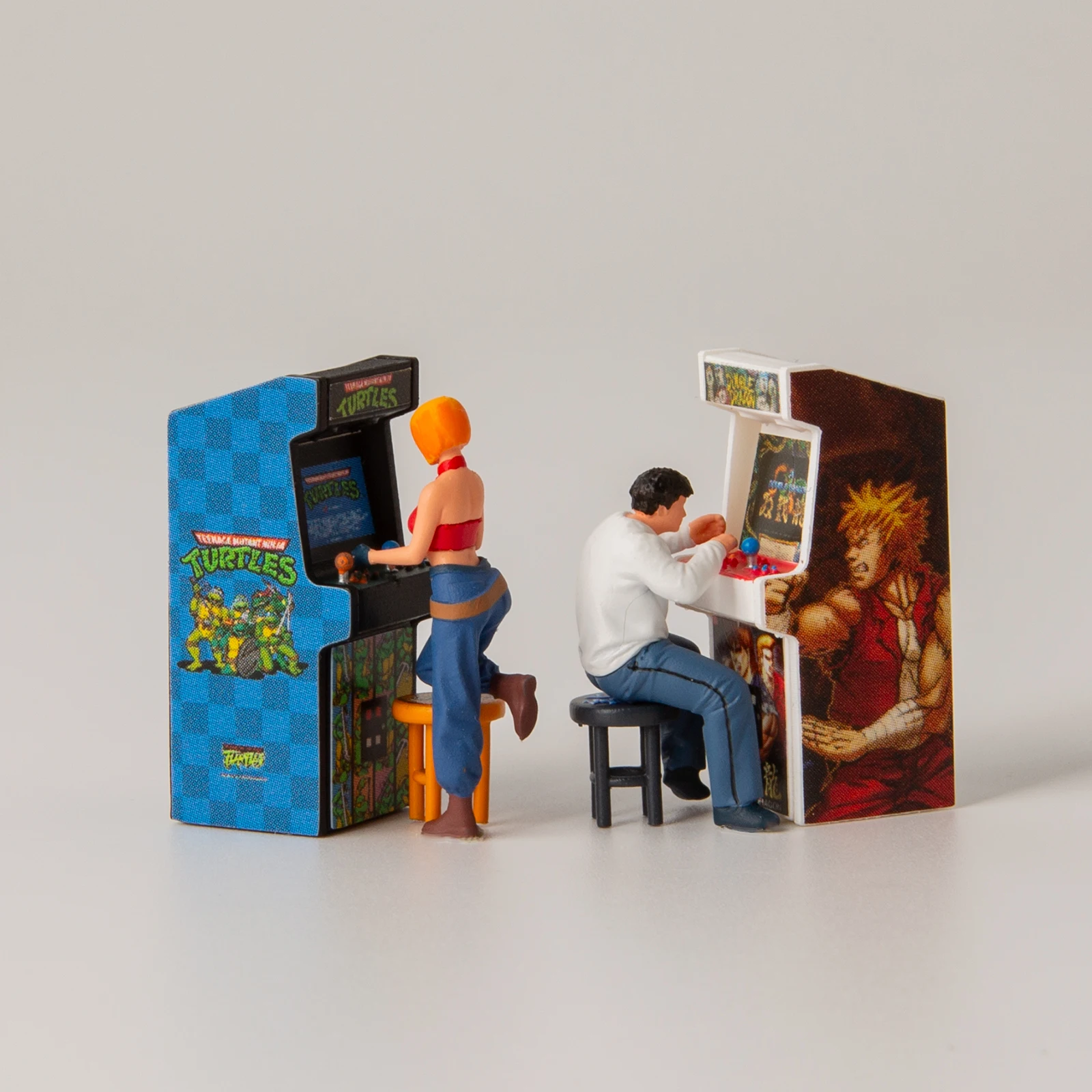 1/64 Scale Resin Arcade Game Machine Miniature Scene Props Hand Painted Retro Game Room Display for Diecast Car AFA image 5