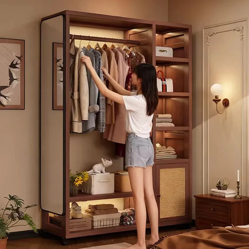 Luxury Storage Coat Racks Standing Wooden Clothes Living Room Hotel Coat Racks Garment Arara De Roupa Living Room Furniture