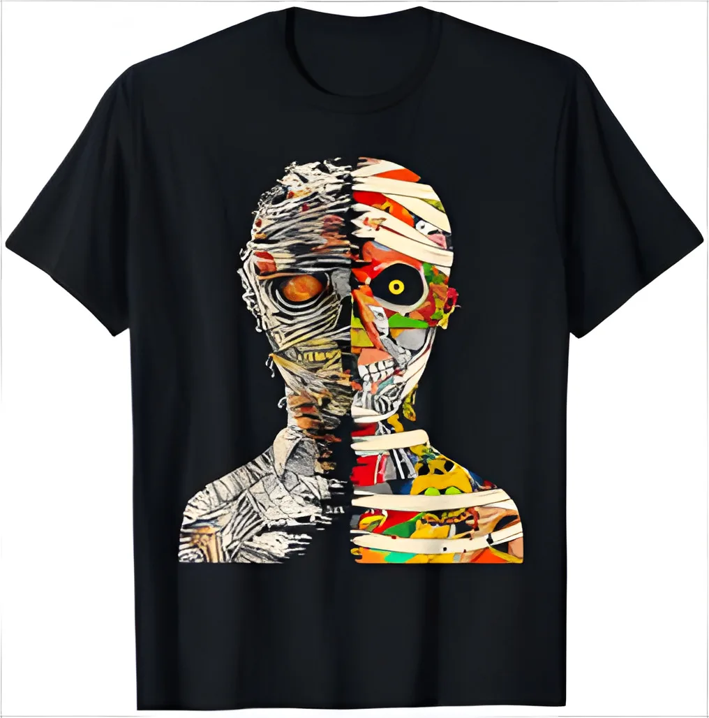 Mummy Costume Halloween Spooky Art Mummy T-Shirt