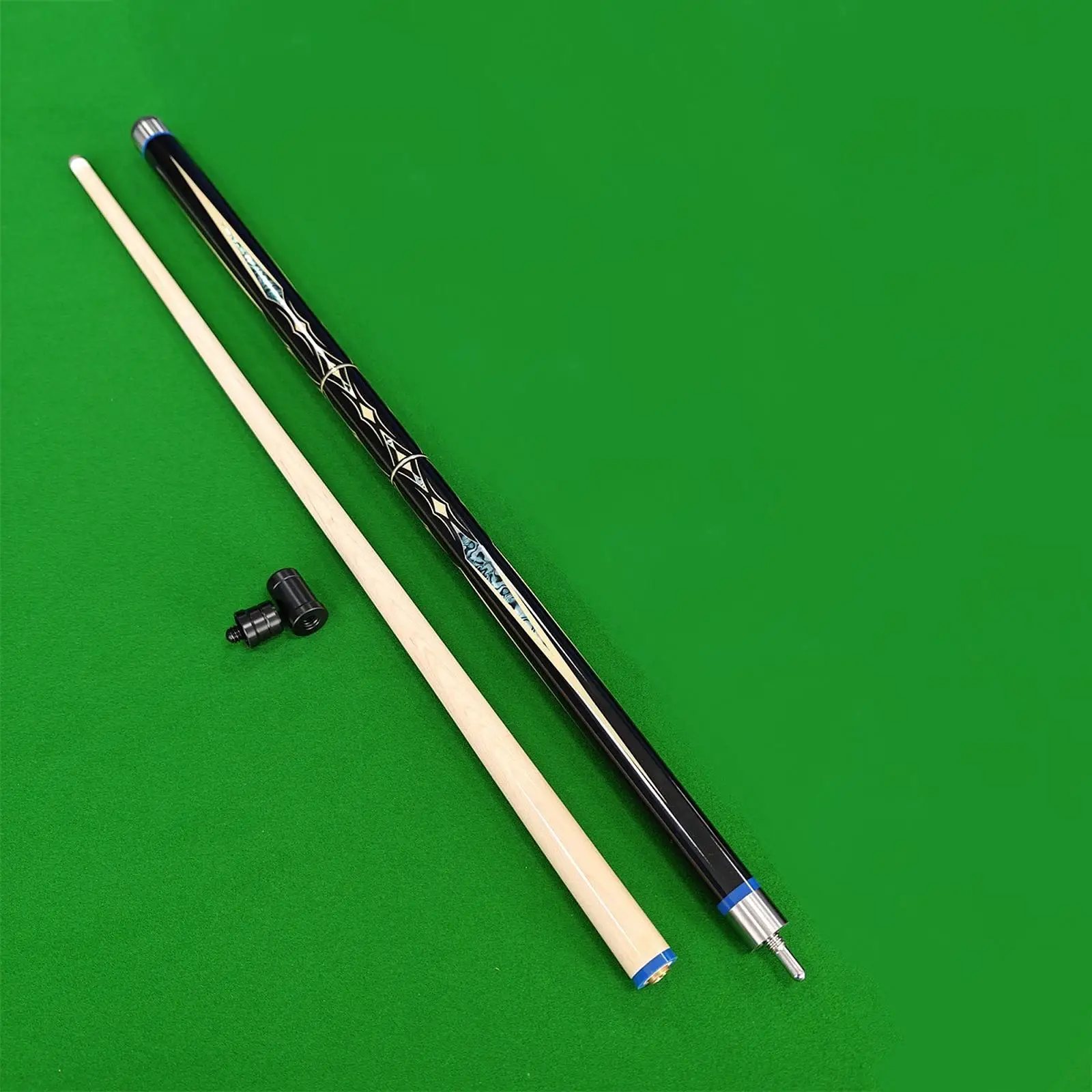 

Деревянный кий для китайского бильярда (черная восьмерка), кий для игры в девятку, полноразмерный, 58 дюймов, для взрослых мужчин и женщин, для тренировок.