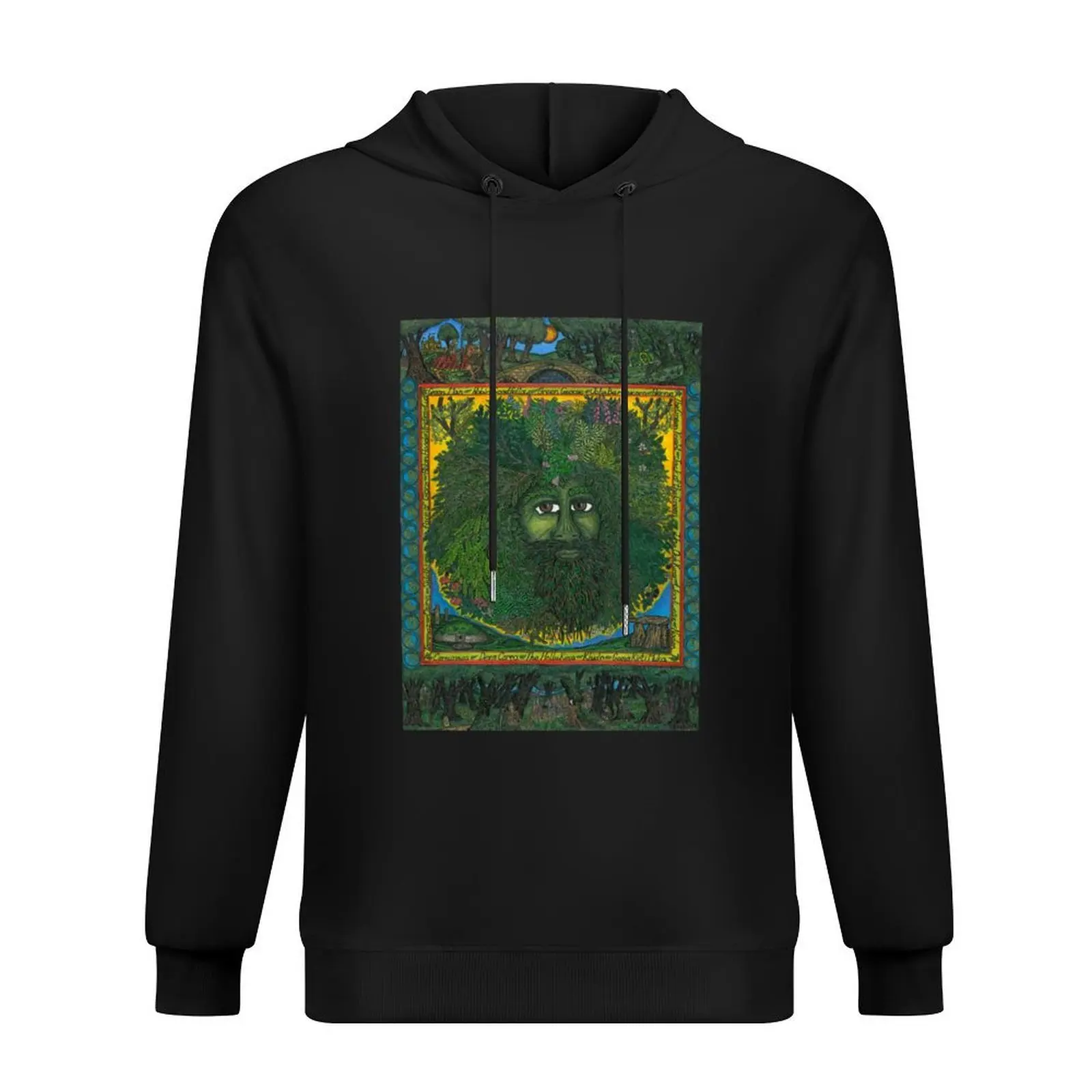 

The Ledgend of The Greenman Hoodie japanese style hooded shirt mens clothes clothes for men hoodie man