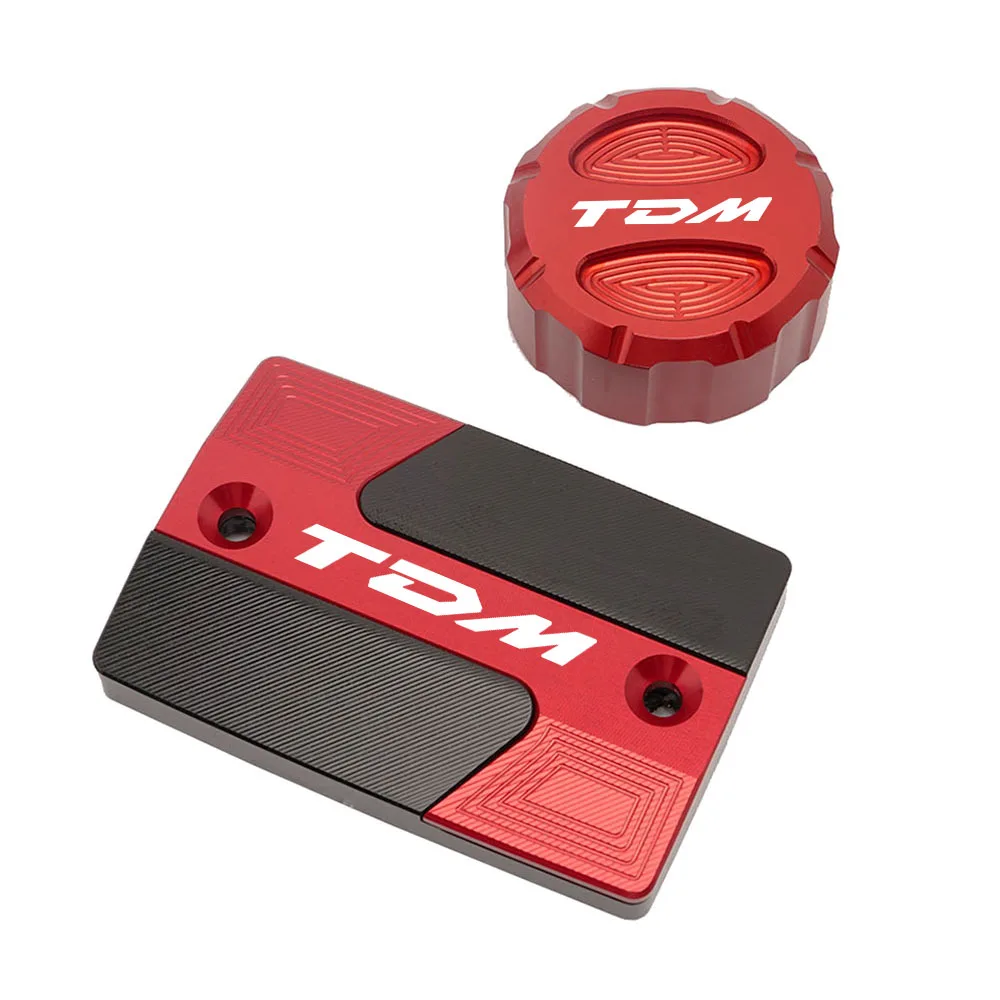 TDM For YAMAHA TDM 900 TDM900 2004-2015 Fast Shipping Motorcycle Front Rear brake Fluid Cylinder Master Reservoir Cover Cap
