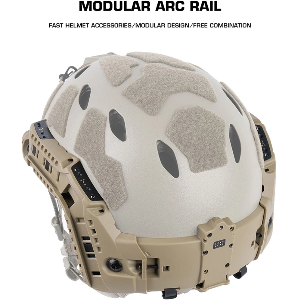 

Tactical Modular ARC Rail with 5 Locking Positions Compatible Super High Cut FAST Helmet