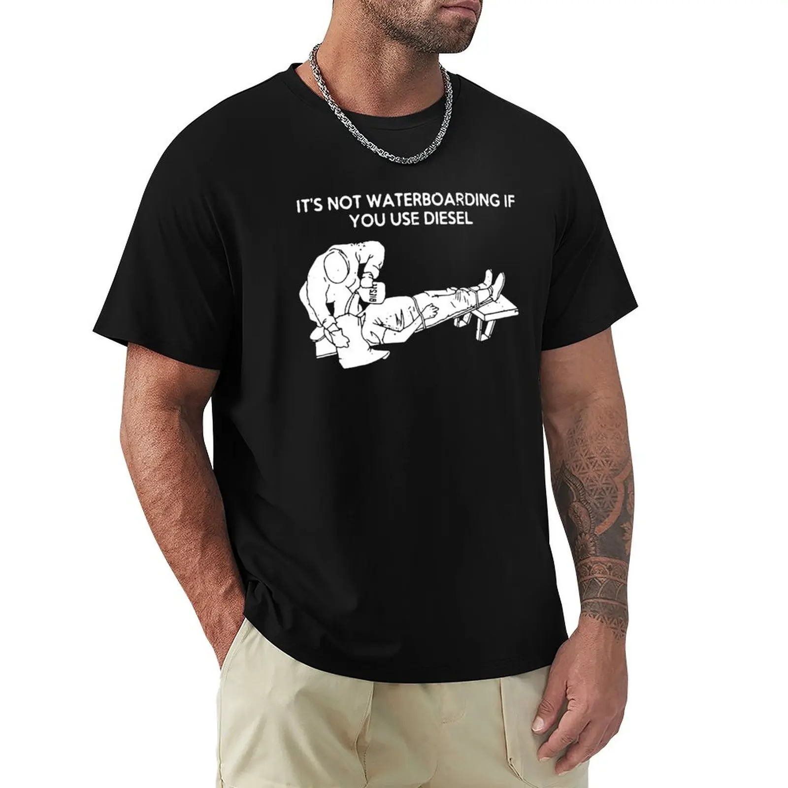 It&Rsquo;S Not Waterboarding If Y-O-U Use 2 T-Shirt Big and Tall Loose Fit T-Shirt