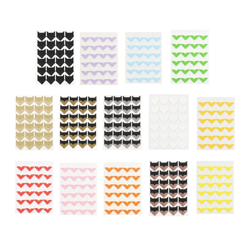 Pack of 5 Self Adhesive Stickers Corner Paper Sticker for Pictures Photos Album Reliable Photo Embellishments Supplies Dropship