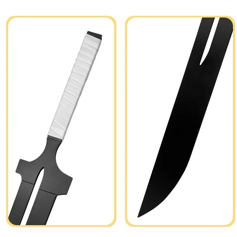 105cm BLEACH Weapon Kurosaki Ichigo Anime Peripheral 100cm Wooden Weapon Model Katana Samurai Swords Cosplay Toys Collections