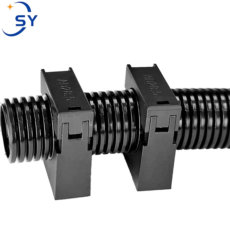 5Pcs Flexible Hose Fixing Bracket for Corrugated Pipe, Water Pipe, Cable Conduit And Plastic Pipe Fixing Block Fastener