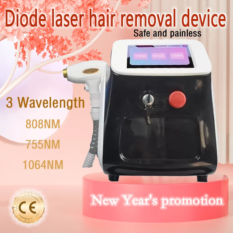 Depiladora Laser Healthy Beautiful New Ice Platinum 3 Wavelength Skin Rejuvenation Equipment Diode Laser Hair Removal New Year's