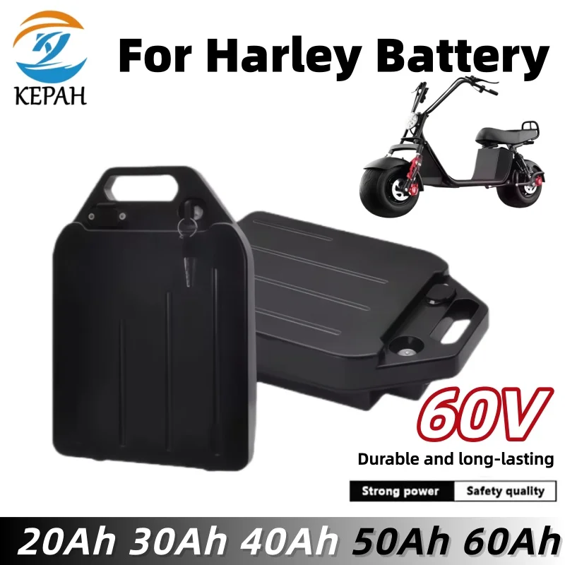 

60V 20-60Ah Waterproof Lithium Battery｜For Harley Citycoco 250W-1500W Electric Motorcycle