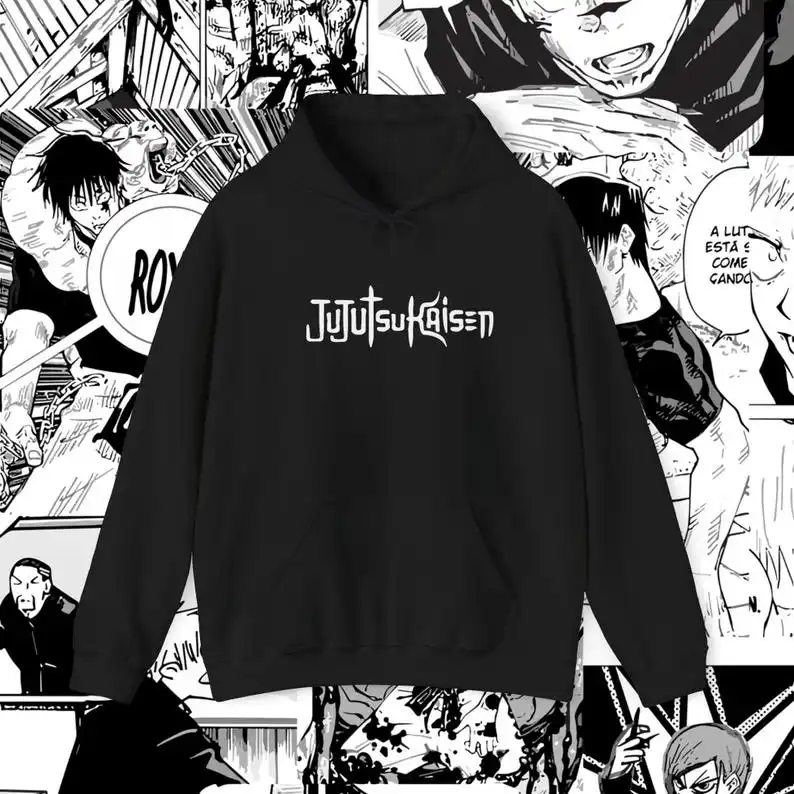 Sukuna Ryomen Jujutsu Kaisen Sudadera con capucha Anime Sudadera Moda Manga Ropa JJK Mercancía Unisex Ropa casual