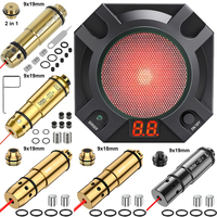 Laser Target Shooting Trainer 9x19mm Laser Training Cartridge Dry Fire Training System 9mm Laser Training Bullet for Practice