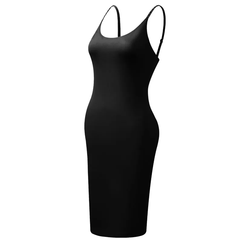 Shapewear Sottovesti sotto i vestiti Slip per il corpo Shaper per il corpo Controllo della pancia O-Collo Strap Slip Dimagrante Senza cuciture Cami Slip Abito interno