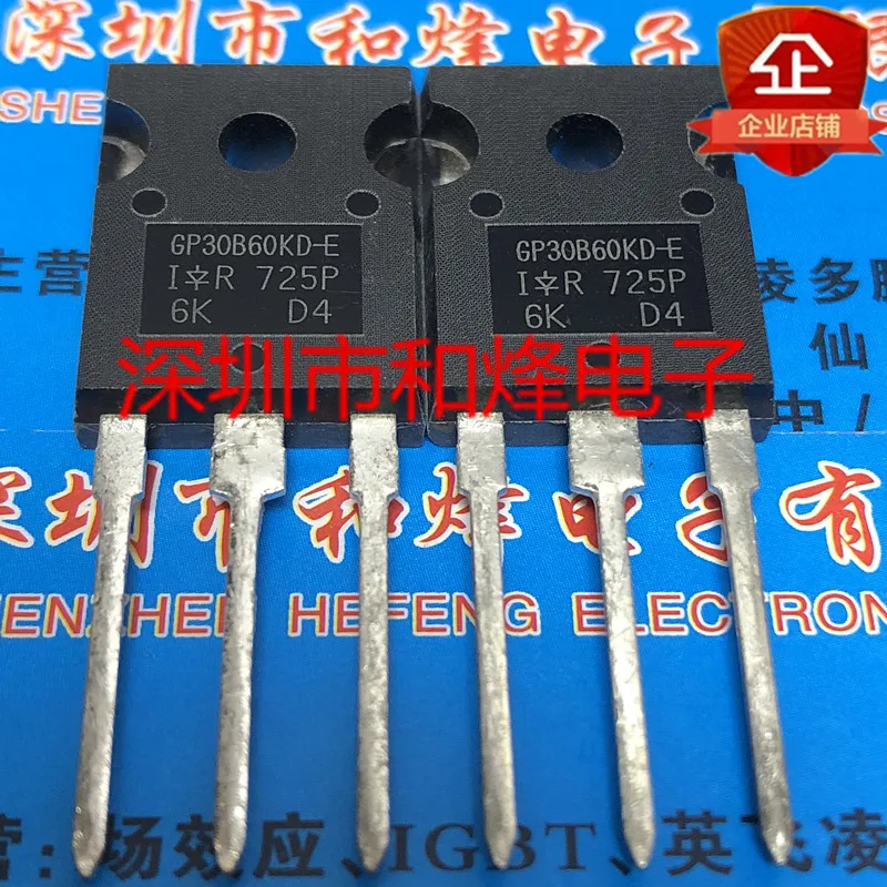 5PCS-10PCS GP30B60KD-E IRGP30B60KD-E  TO-247 600V 30A Really Stock Best Quality In Stock Fast Shipping