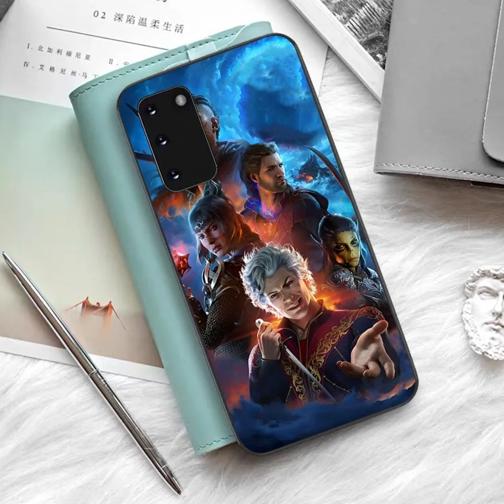 B-Baldur\'s Gate 3 Game Phone Case For Samsung S 9 10 20 21 22 23 30 23 24 plus lite Ultra FE S10lite Fundas